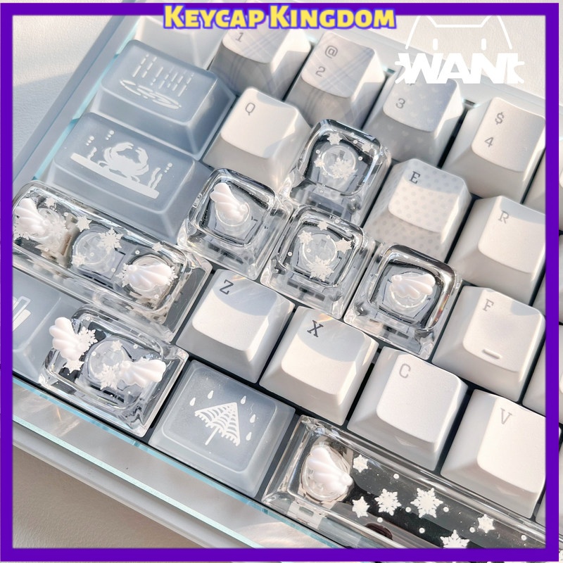 Gaming Accessories Dropshipping Suppliers - Механическая клавиатура с тематикой снежинок и