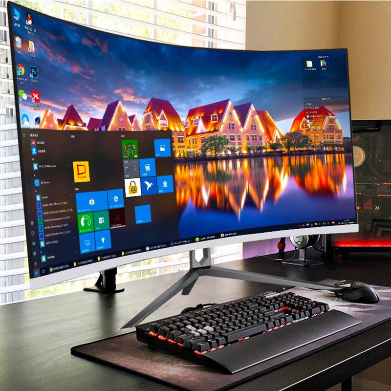 Monitor 144Hz 27Inch - 32-дюймовый изогнутый монитор для настольного компьютера,