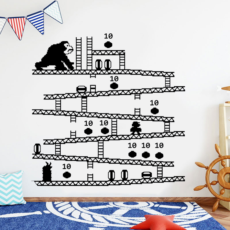 Gaming Accessories Wall - Геймерский контроллер видео настенный игровой стикер